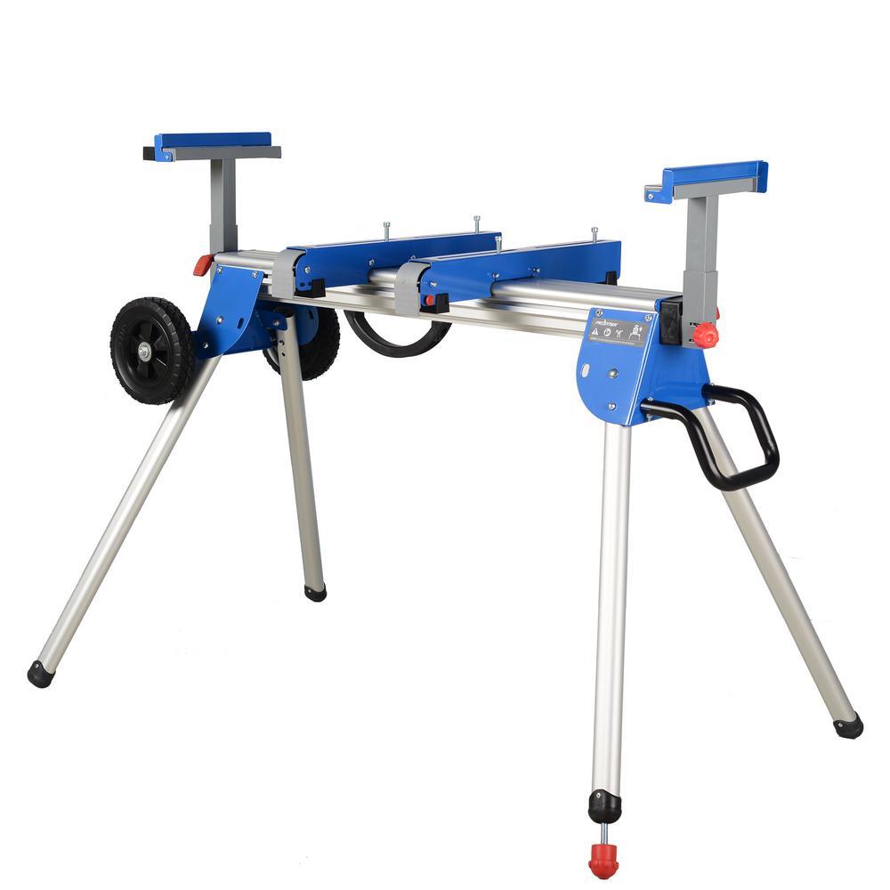 45-1/4 in. Miter Saw Stand with Aluminium Top - Super Arbor