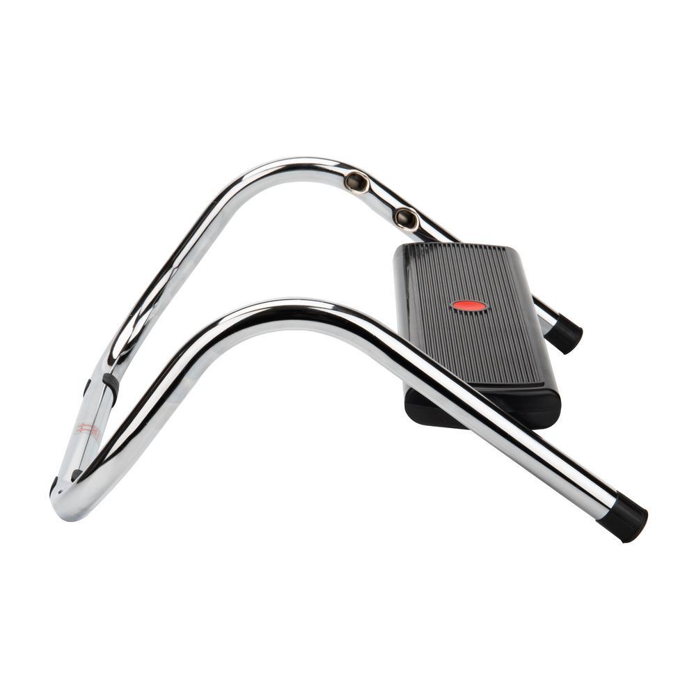 Black Metal Adjustable Foot Rest for Under Desk - Super Arbor
