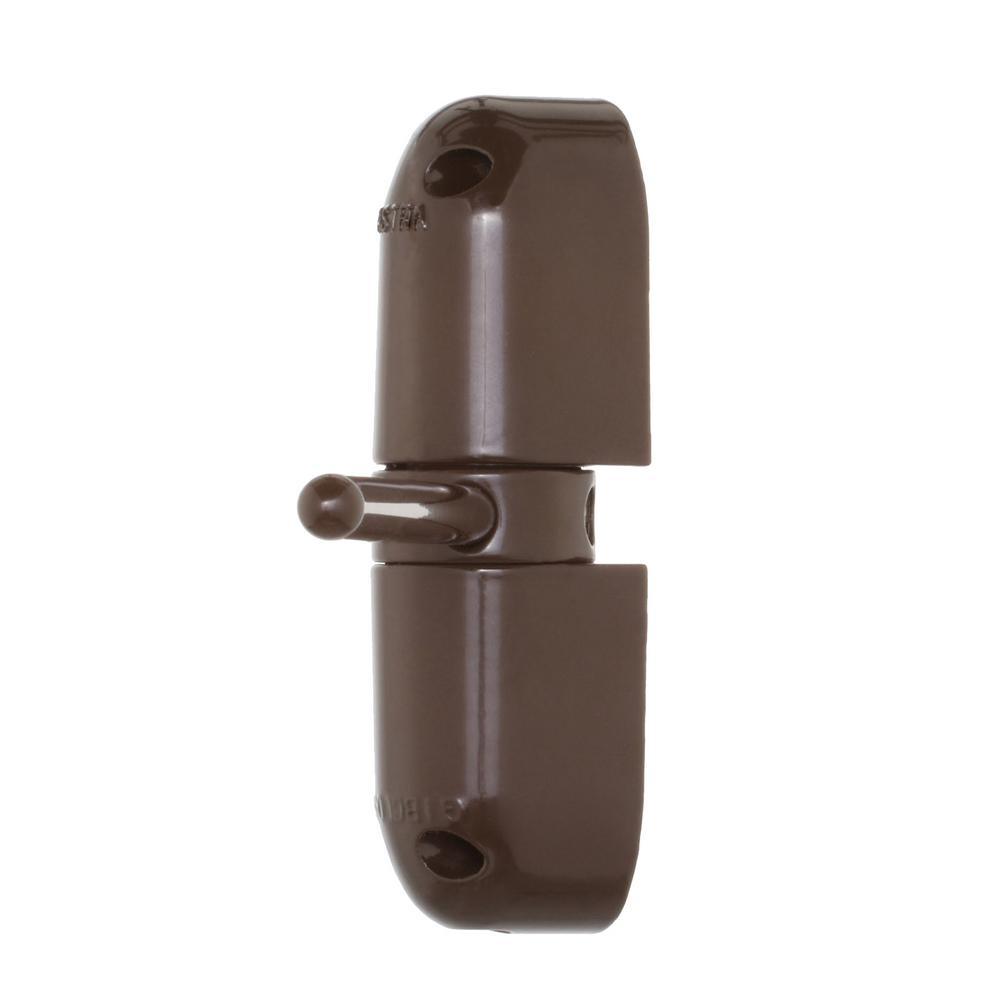 Safety Spring Door Closer, 4-1/4 in., Diecast Construction, Brown, Non-Handed - Super Arbor