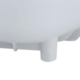 Lawson 5 ft. Rectangular Drop-in Reversible Drain Soaking Tub in White - Super Arbor