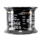 500 ft. 12/1 White Solid THHN Wire - Super Arbor