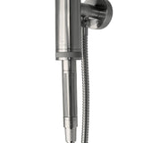 1-spray 8 in. Dual Shower Head and Handheld Shower Head with Low Flow in Brushed-Nickel - Super Arbor