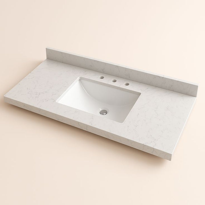 Home Decorators Collection 49-inch Pulsar Vanity Top with White Sink