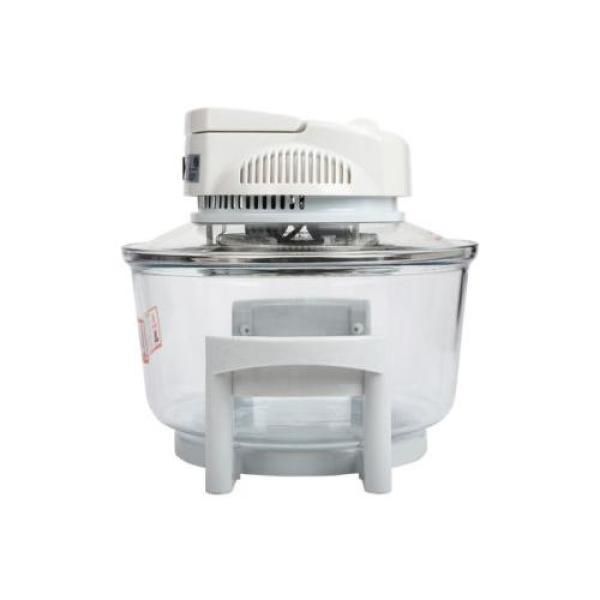 Turbo 1300 W White Countertop Convection Oven with Built-In Timer