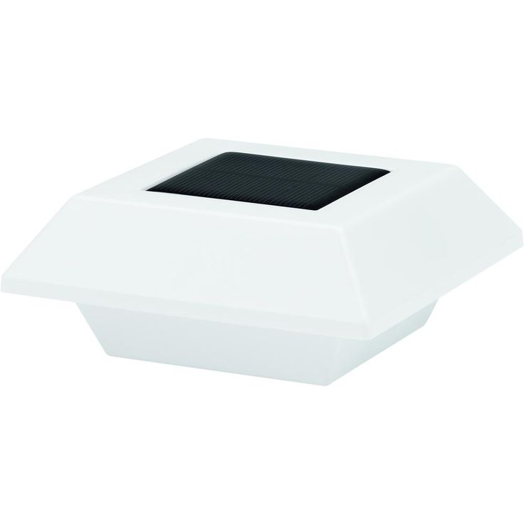 Solar Powered Integrated LED White Roof Gutter Light (4-Pack)
