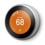 Nest Learning Thermostat 3rd Gen in Stainless Steel - Super Arbor