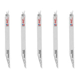 9 in. 7/11 Teeth per in. WRECKER Demolition Mutli-Material Cutting SAWZALL Reciprocating Saw Blades (5 Pack) - Super Arbor