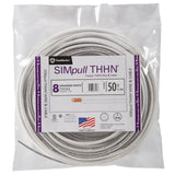 500 ft. 8 Black Stranded CU SIMpull THHN Wire - Super Arbor