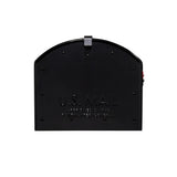 Storehouse Extra Large, Steel, Post Mount Mailbox, Black - Super Arbor