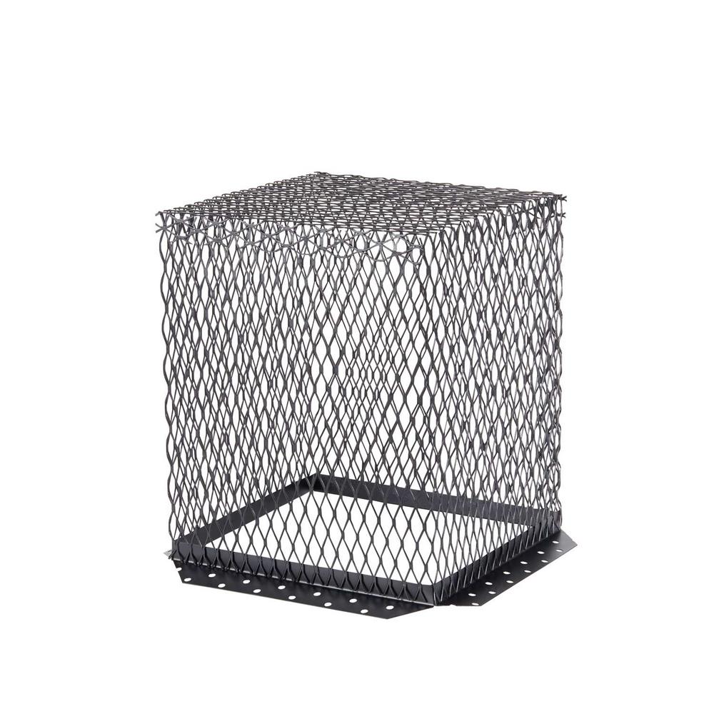 VentGuard 11 in. x 11 in. Roof Wildlife Exclusion Screen in Galvanized Black - Super Arbor