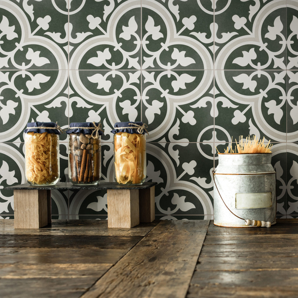 Merola Tile Arte Due Encaustic 9-3/4 in. x 9-3/4 in. Porcelain Floor and Wall Tile (11.11 sq. ft. / case)