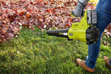 RYOBI 110 MPH 410 CFM 18-Volt ONE+ Brushless Lithium-Ion Cordless Variable-Speed Jet Fan 4Ah Battery Blower & Charger Included