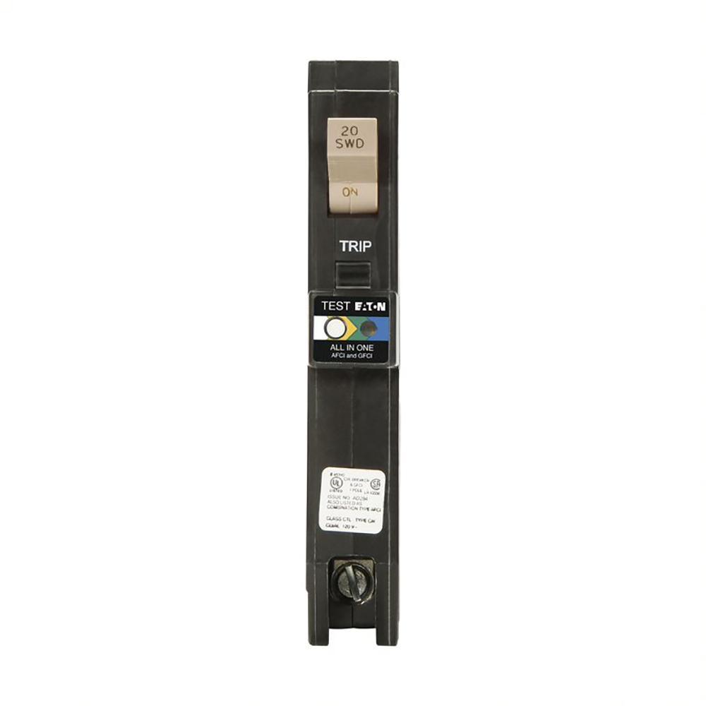 CH 20 Amp All in One AF/GF Plug-On-Neutral Breaker
