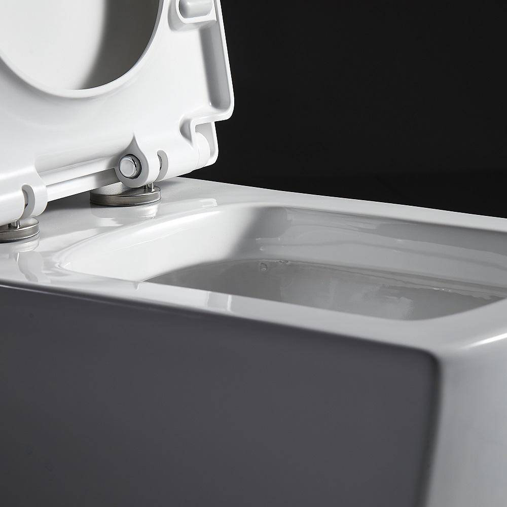 1-Piece 1.28 GPF Dual Flush High Efficiency Elongated Toilet in White, Seat Included - Super Arbor