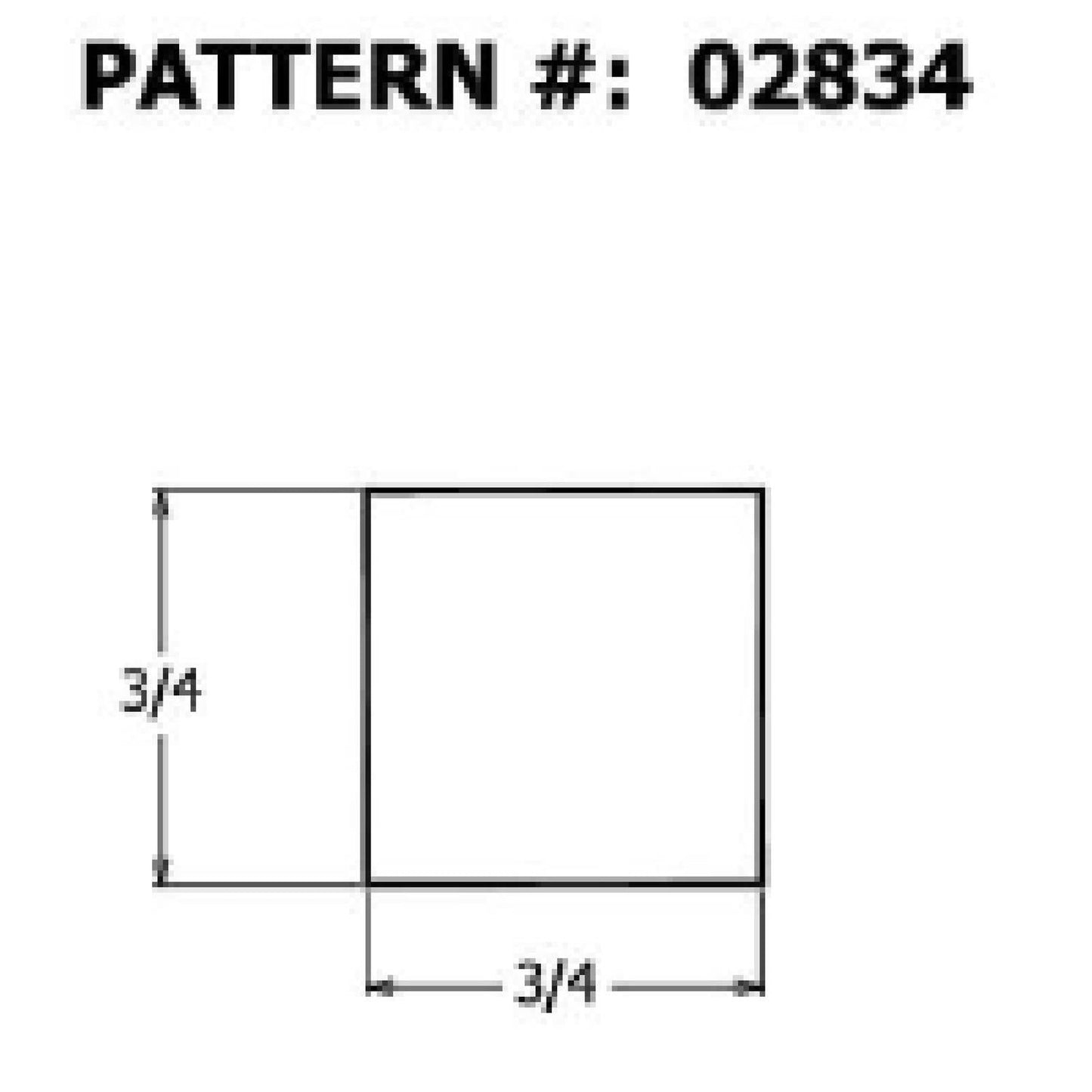 Alexandria Moulding Square Hardwood Dowel 36 in. L, 3/4 in. Square, 1-Pack – Red Tip