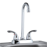 All-in-One Drop-in Stainless Steel 15 in. 2-Hole Single Bowl Bar Sink - Super Arbor