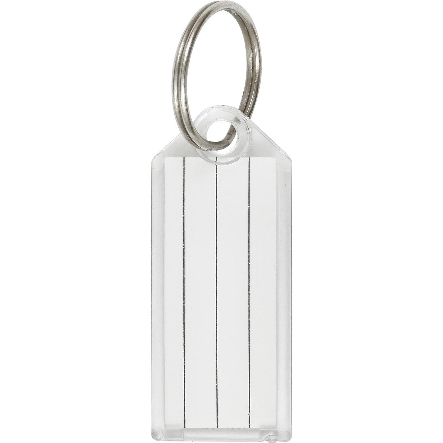 Hillman Metal Silver Labeling/ID Key Ring