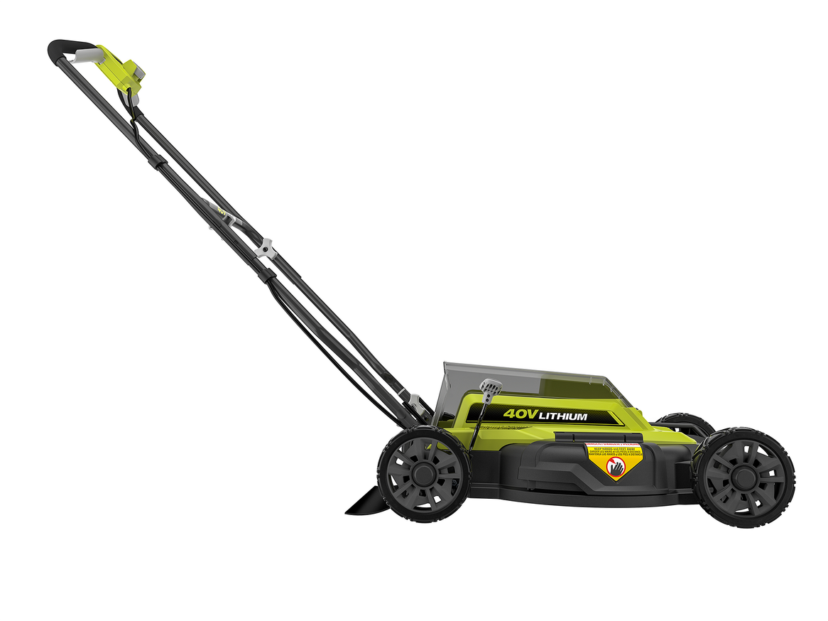 RYOBI 18 in. 40-Volt 2-in-1 Lithium-Ion Cordless Walk-Behind Push Mower with Two 4.0 Ah Batteries and Charger