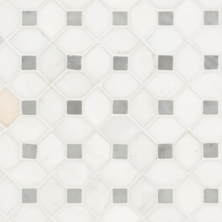 MSI Bianco Dolomite Dotty 12.31 in. x 12.36 in. x 10 mm Polished Marble Mesh-Mounted Mosaic Tile (10.6 sq. ft. / case)