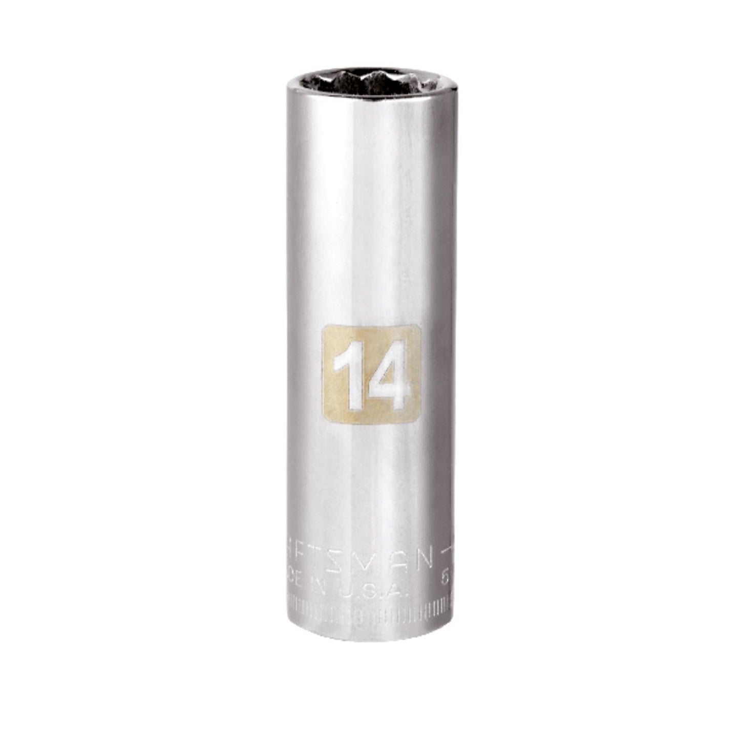 Craftsman 14 mm Metric Deep Socket, 3/8 in. Drive, 12 Point