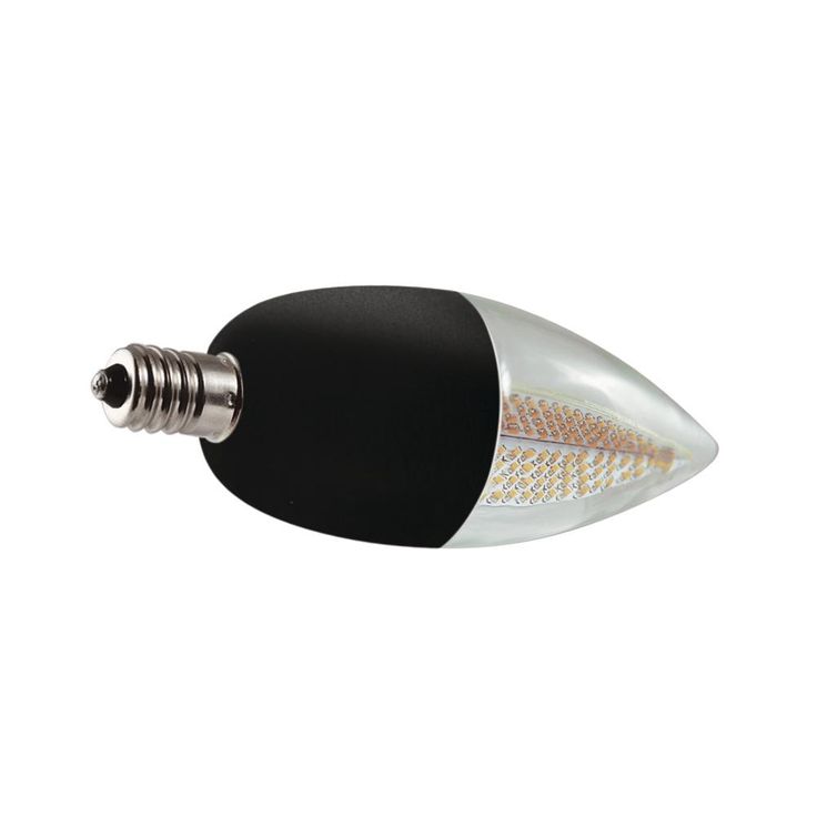 Euri Lighting 6-Watt Equivalent CA9.5 Flickering Flame LED Light Bulb (1-Bulb)