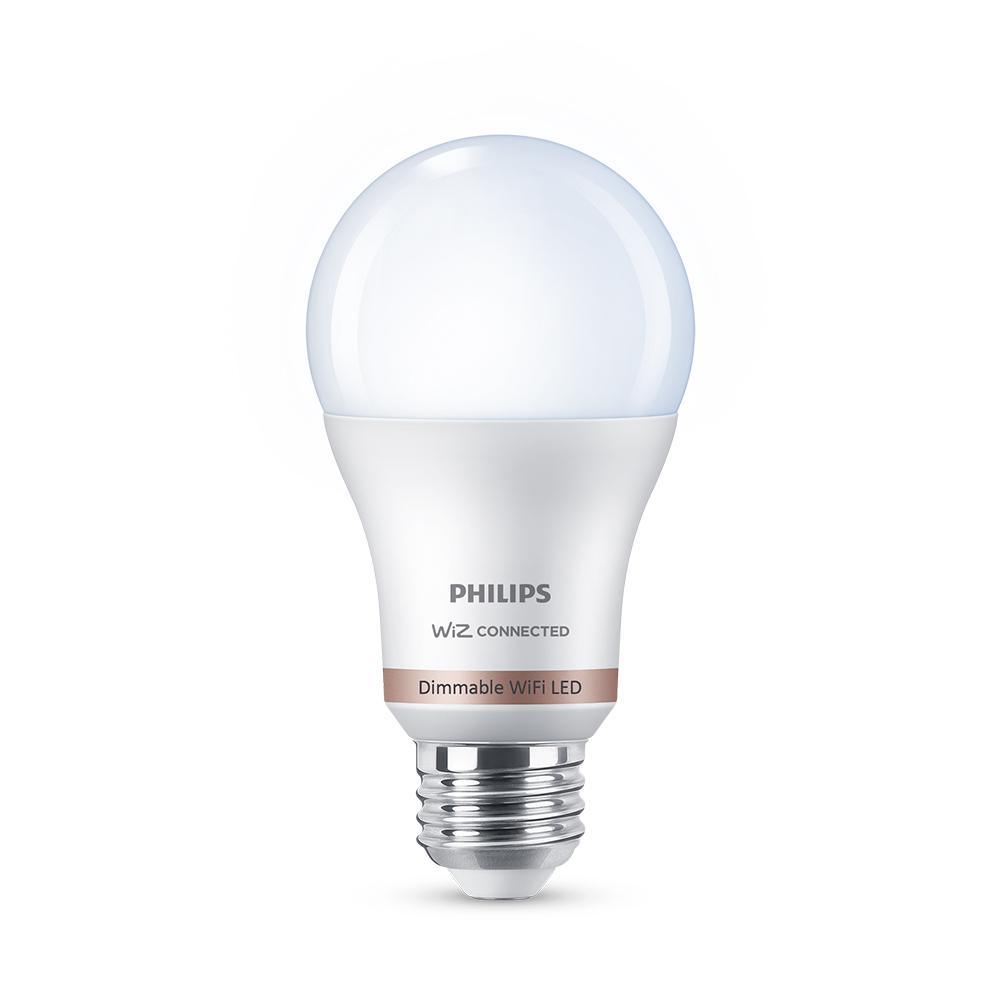 Soft White A19 LED 60W Equivalent Dimmable Smart Wi-Fi Wiz Connected Wireless Light Bulb - Super Arbor