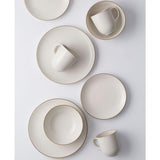 Classic 12-Piece Casual White Stoneware Dinnerware Set (Service for 3)