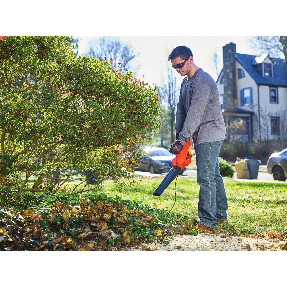BLACK+DECKER 180 MPH 220 CFM 7-Amp Corded Electric Handheld Leaf Blower - Super Arbor