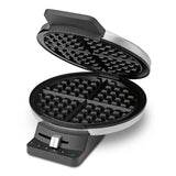 Single Waffle Stainless Steel American Waffle Maker with Recipe Book