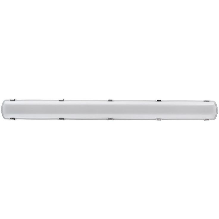 Vapor Tight 4 ft. 3600 Lumens Integrated LED Grey Wraparound Light 4000K Bright White Multi-Volt Weatherproof
