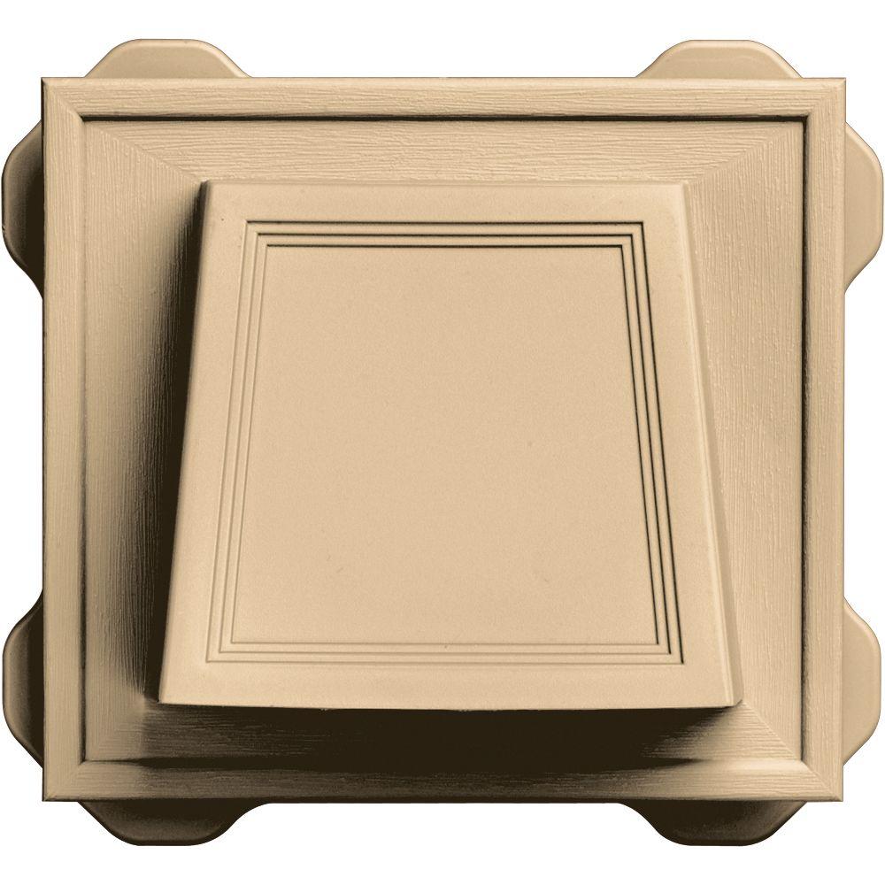 4 In. Hooded Siding Vent in Sandstone Maple - Super Arbor
