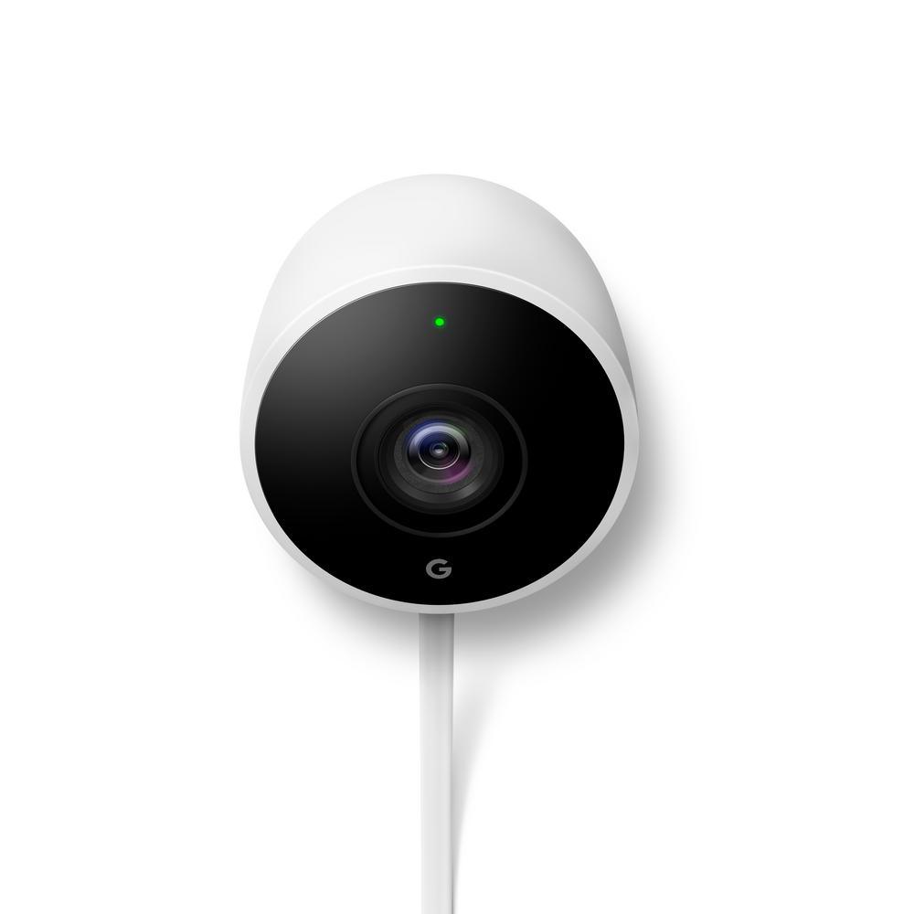 Nest Hub Max in Chalk and Nest Cam Outdoor Security Camera - Super Arbor