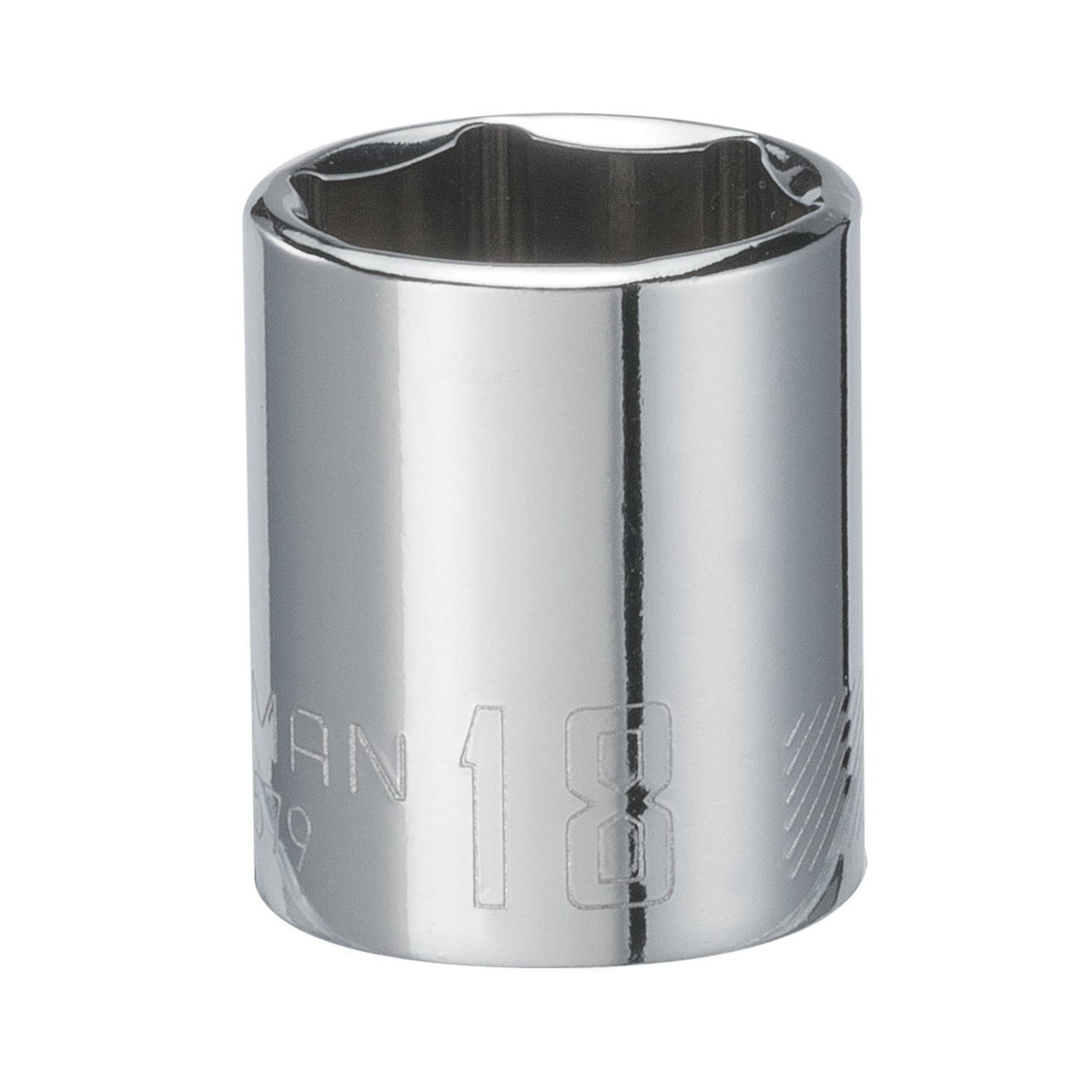 Craftsman 18mm Metric 6-Point Shallow Socket, 3/8 in. Drive