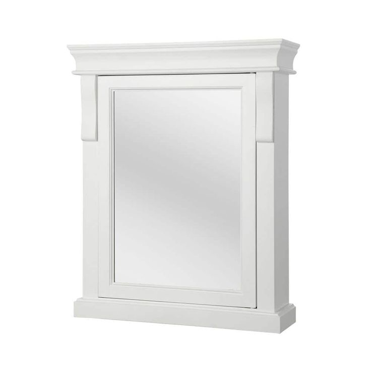 Home Decorators Collection Naples 25 in. W x 31 in. H Rectangular Medicine Cabinet with Mirror