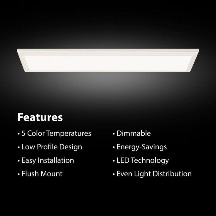 Commercial Electric 1 ft. x 4 ft. 4000 Lumens Dimmable White Integrated LED Flat Panel Ceiling Flush Mount Fixture with Selectable 5CCT