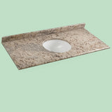 Home Decorators Collection 61-inch Rustic Gold Cultured Marble Vanity Top