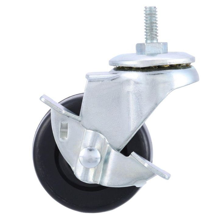 2 in. Rubber Stem Caster (4 Pack)