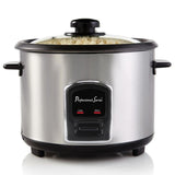 12-Cup Rice Cooker Stainless Steel