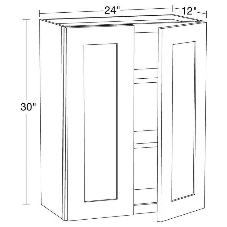 Home Decorators Collection Newport 24 in. W x 12 in. D x 30 in. H Assembled Plywood Wall Kitchen Cabinet in Cinnamon with Soft Close