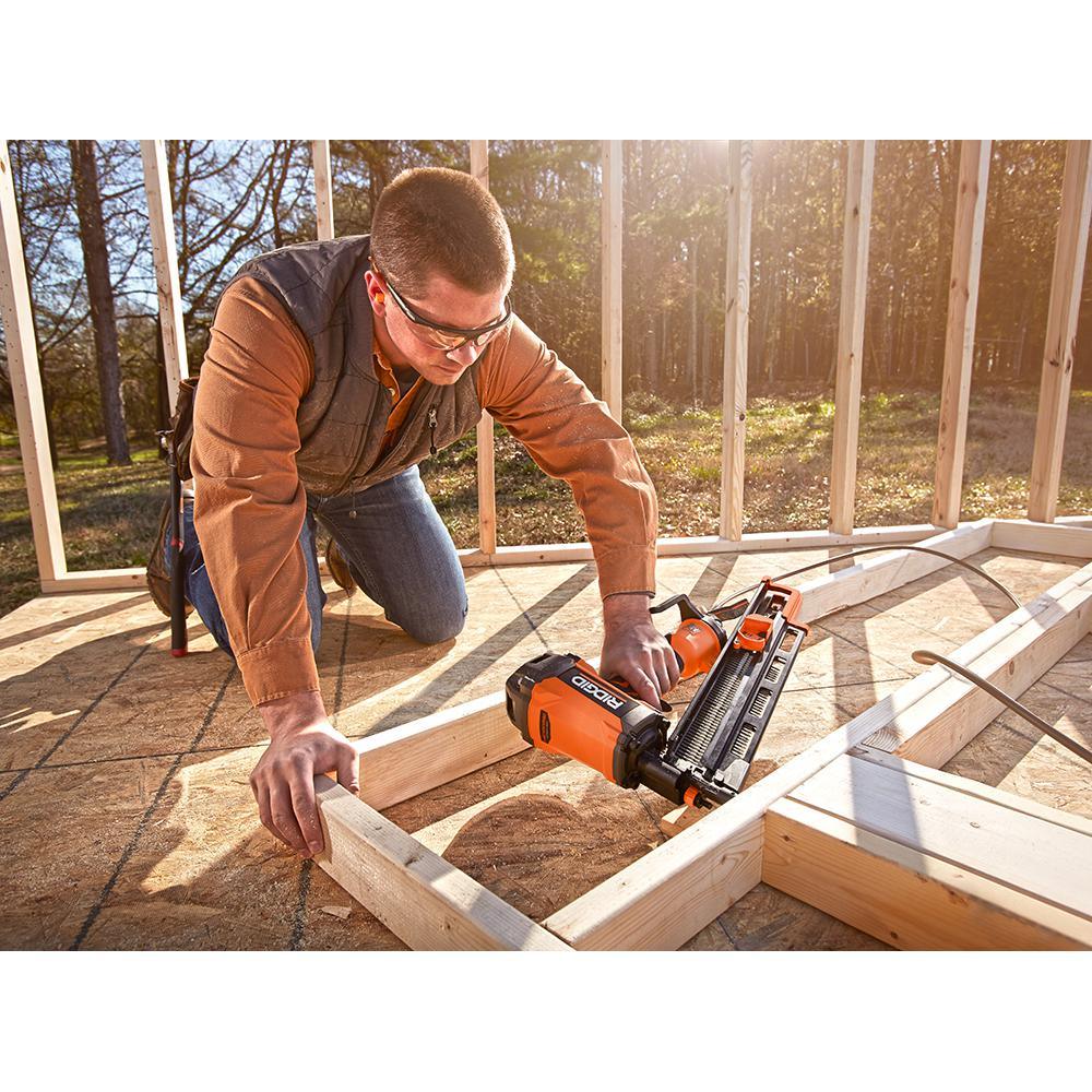 21-Degree 3-1/2 in. Round-Head Framing Nailer and 3-1/2 in. Full-Size Palm Nailer - Super Arbor