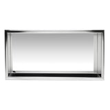 24 in. x 12 in. x 4 in. Niche in Polished Stainless Steel - Super Arbor