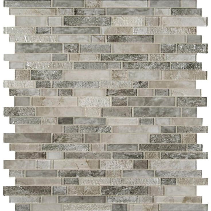 MSI Savoy Interlocking 12 in. x 12 in. x 8mm Glass Mesh-Mounted Mosaic Tile (10 sq. ft. / case)