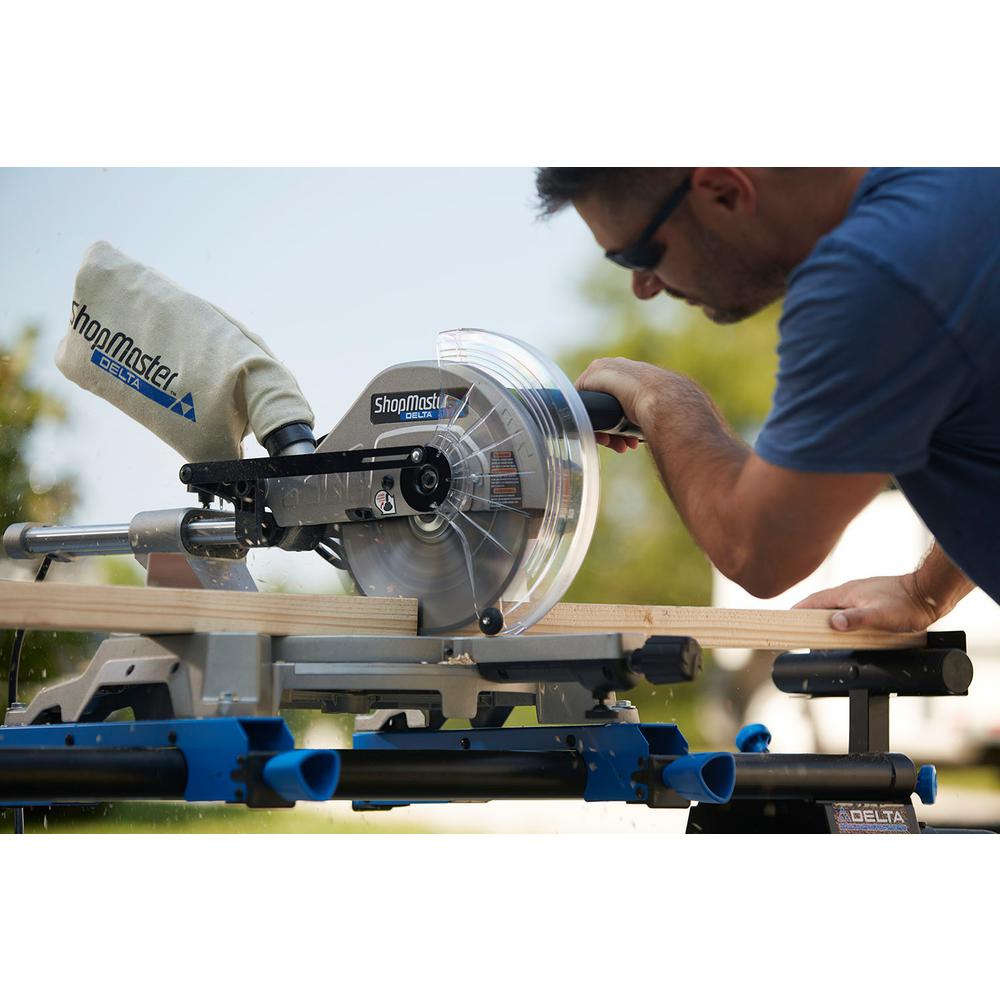 12 in. Sliding Compound Miter Saw with Laser - Super Arbor