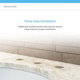 2-Handle Deck-Mount Roman Tub Faucet in Brushed Nickel