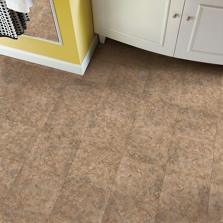 Armstrong Multistone Clay 12 in. x 12 in. Residential Peel and Stick Vinyl Tile Flooring (45 sq. ft. / case)