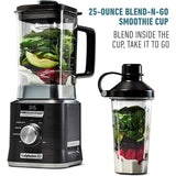 67 oz. 10-Speed Dark Stianless Steel Auto Speed Blender