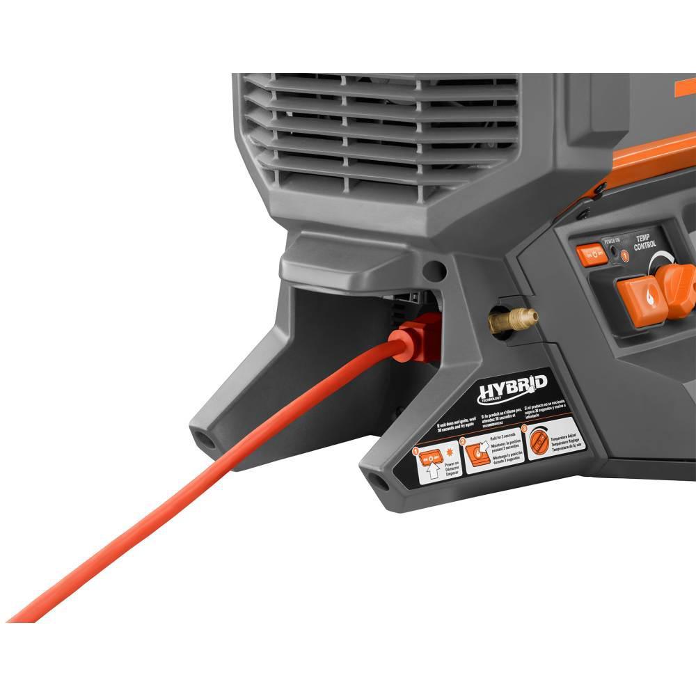 18-Volt 60K BTU Hybrid Forced Air Propane Portable Heater - Super Arbor
