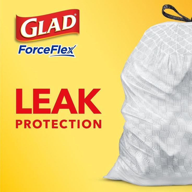 Glad Odor Shield 50-Pack 13-Gallon Gain White Polypropylene Kitchen Trash Bag