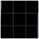Merola Tile Piano Black 17-7/8 in. x 17-7/8 in. Ceramic Floor and Wall Tile (11.33 sq. ft. / case)