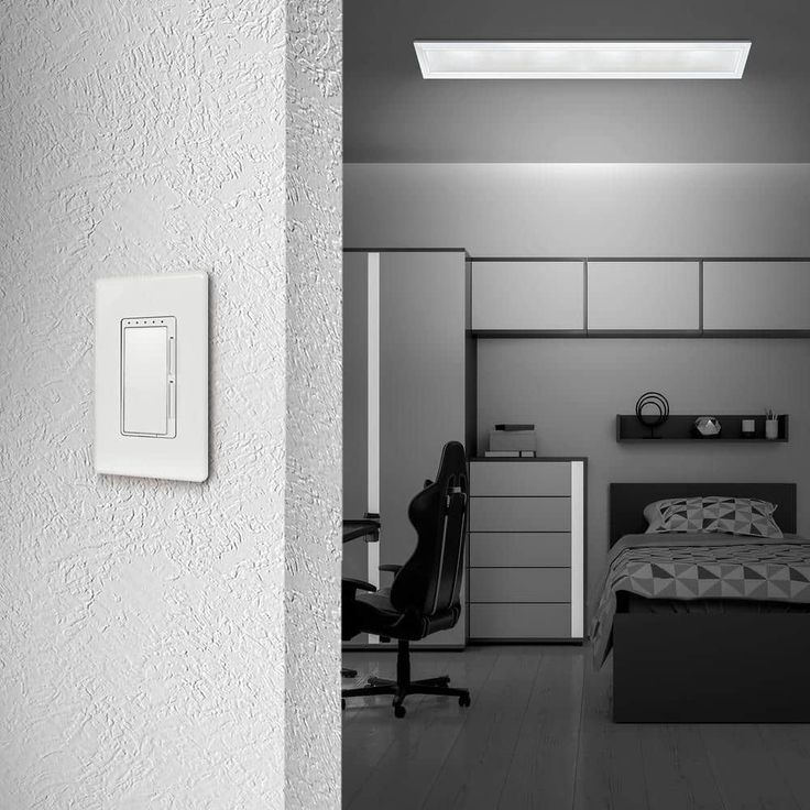 Commercial Electric 6 in. x 4 ft. 1900 Lumens Dimmable White Integrated LED Flat Panel Ceiling Flush Mount Fixture with Color Change 5CCT